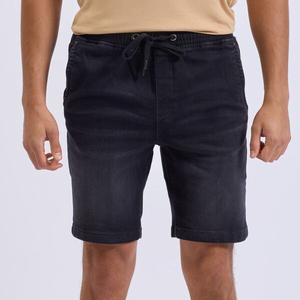 Men’s denim drawstring shorts Thumbnail