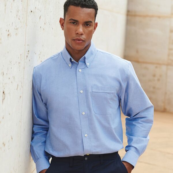 Long sleeve classic Oxford shirt Thumbnail