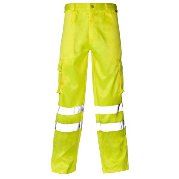 Supertouch Hi Vis Yellow Combat Trousers Thumbnail