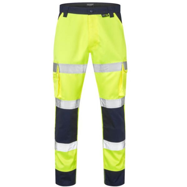 Supertouch Hi-Vis 2 Tone Yellow Combat Trousers Thumbnail