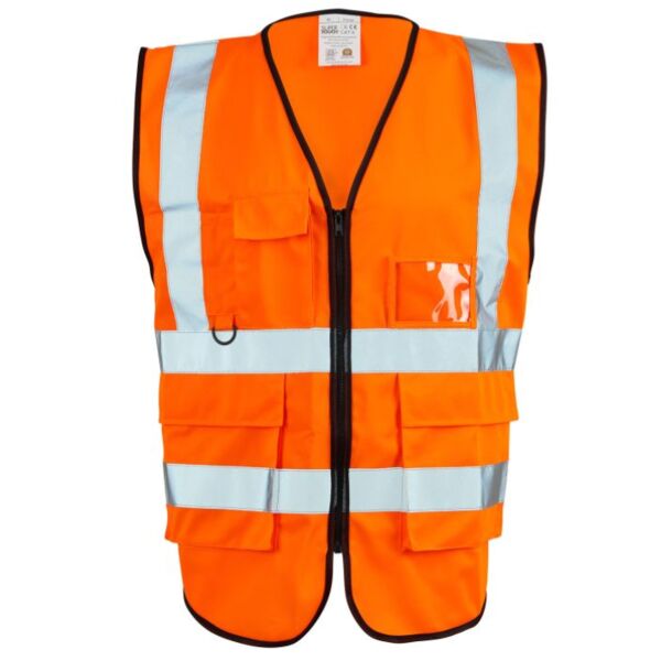Supertouch Hi Vis Orange Executive Vest Thumbnail