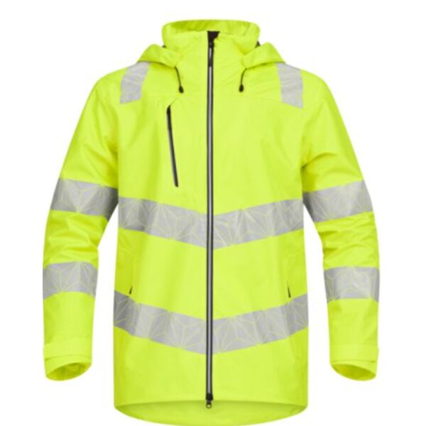 PULSAR® REACT Men's Hi-Vis Waterproof Yellow Shell Jacket Thumbnail