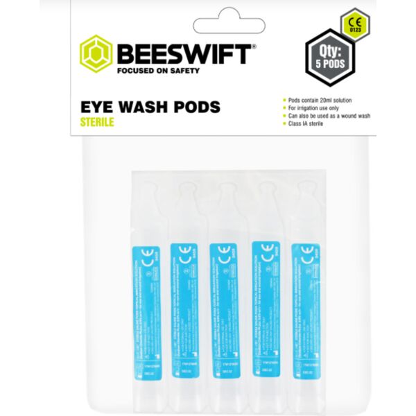 Eyewash Pods Pack Of 5 X 20ml Clear Thumbnail